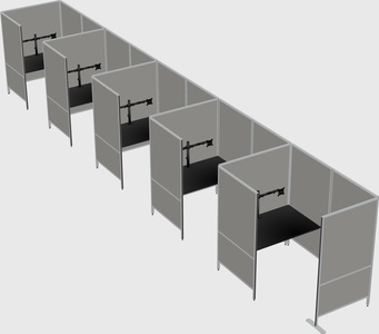 Small private panel system