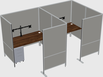 Système de panneaux flexibles avec confidentialité