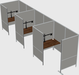 Small private panel system