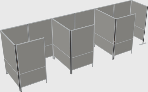 Small private panel system