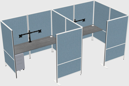 Flexible panel system with privacy