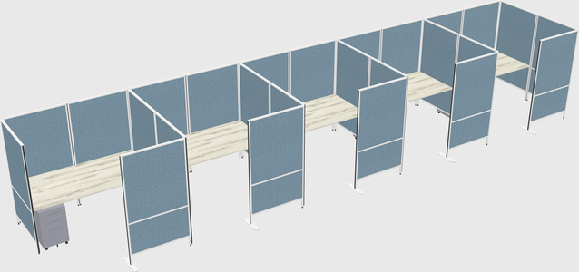 具有隐私的灵活面板系统