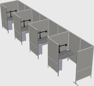 Small private panel system