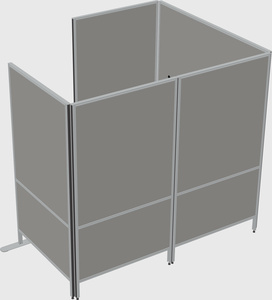 Flexible panel system with privacy