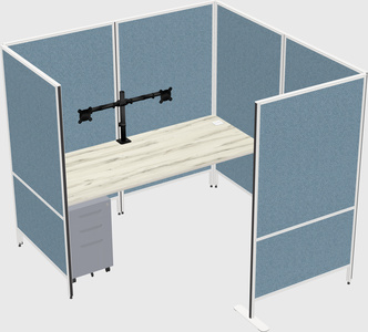 Flexible panel system with privacy