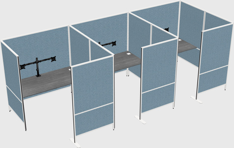 Flexible panel system with privacy