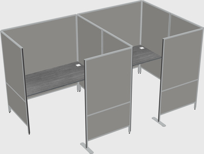 Flexible panel system with privacy