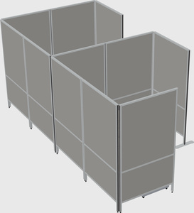 Flexible panel system with privacy