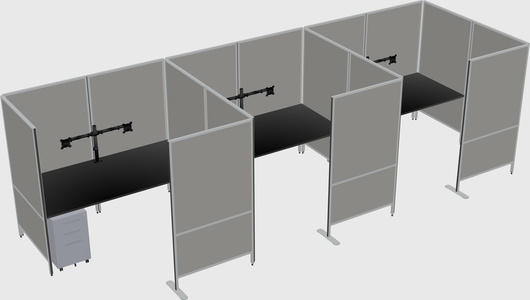 具有隐私的灵活面板系统