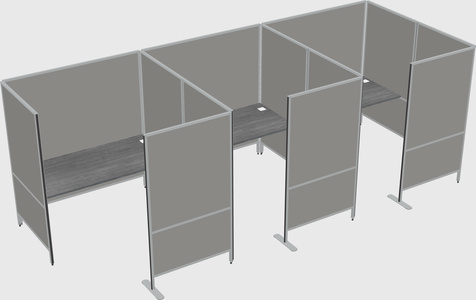 Flexible panel system with privacy