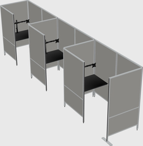 Small private panel system