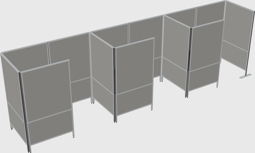 Small private panel system