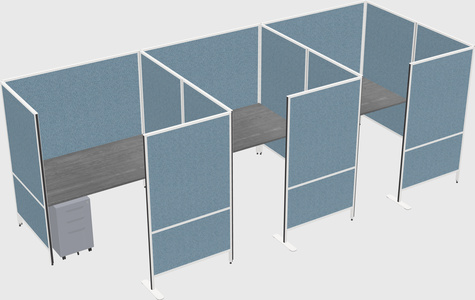 Flexible panel system with privacy