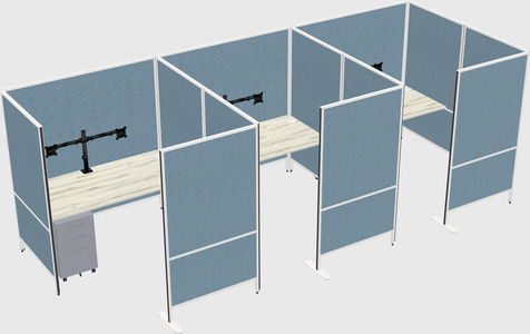 Flexible panel system with privacy