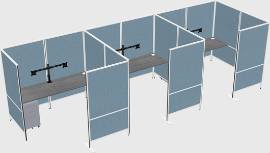 Système de panneaux flexibles avec confidentialité
