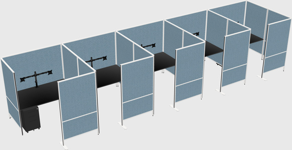 Système de panneaux flexibles avec confidentialité