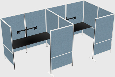 Flexible panel system with privacy