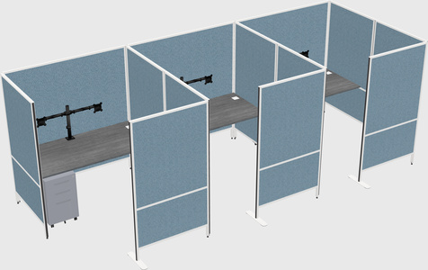 Flexible panel system with privacy