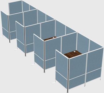 Flexible panel system with privacy