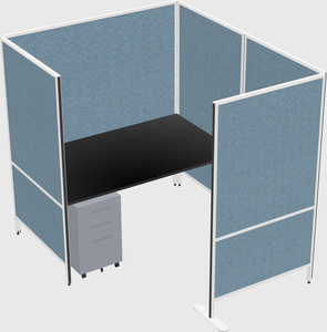 Flexible panel system with privacy