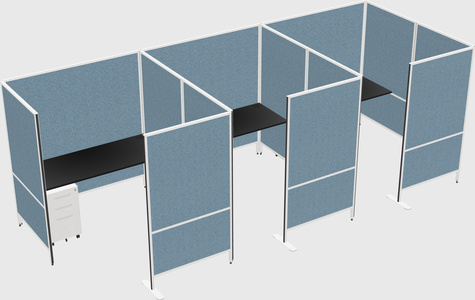 Flexible panel system with privacy