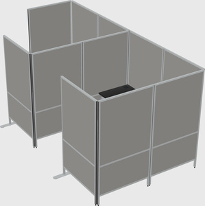 具有隐私的灵活面板系统