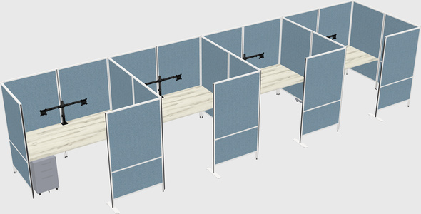Flexible panel system with privacy
