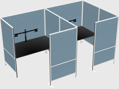 Flexible panel system with privacy