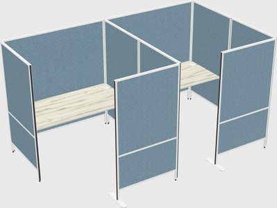 Flexible panel system with privacy