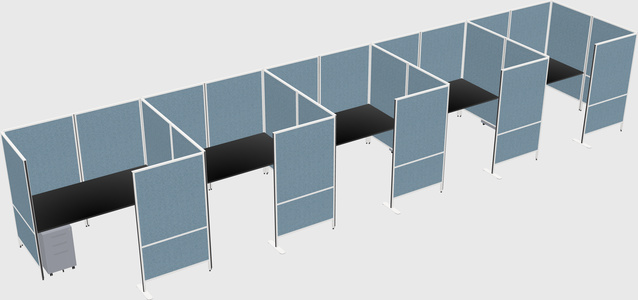 Système de panneaux flexibles avec confidentialité