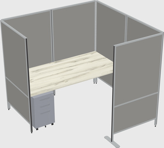 Système de panneaux flexibles avec confidentialité