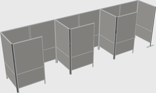 Small private panel system