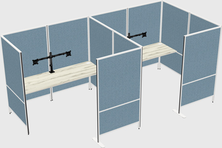 Flexible panel system with privacy