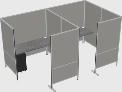 Flexible panel system with privacy