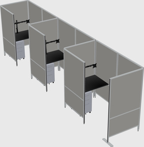 Small private panel system