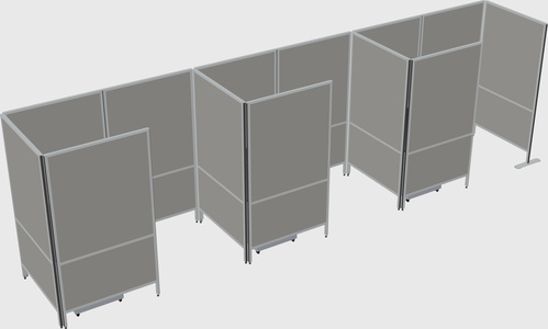 Small private panel system