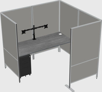 Système de panneaux flexibles avec confidentialité