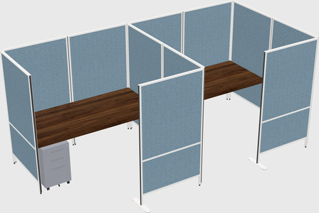 Flexible panel system with privacy