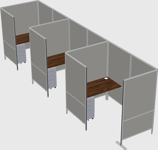 Small private panel system