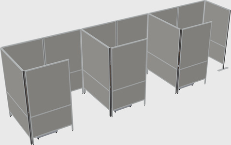 Small private panel system