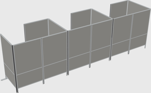 Small private panel system