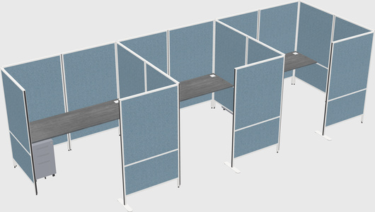 Flexible panel system with privacy