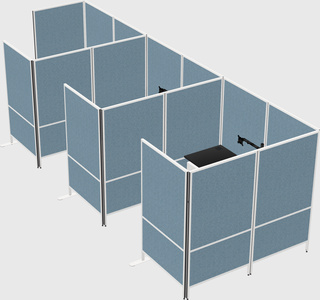 Flexible panel system with privacy