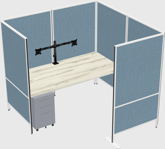 Système de panneaux flexibles avec confidentialité