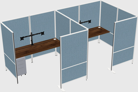 Flexible panel system with privacy