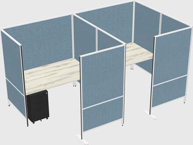 Flexible panel system with privacy