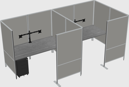 Flexible panel system with privacy