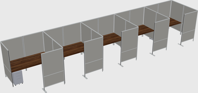 Système de panneaux flexibles avec confidentialité