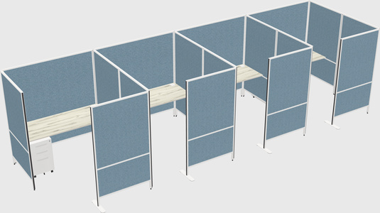 Système de panneaux flexibles avec confidentialité