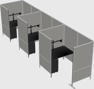 Small private panel system